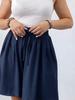 Chiffon Wide Leg Shorts for Women Plus Size 200 Lbs Elastic Waist Korean Casual Pants