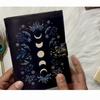 Moon Phases Vintage Leather Journal for Men & Women  of Antique Handmade Deckle Edge Vintage Paper