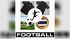 Thailand FOOTBALL SOCCER NATION TEAM JERSEY SHIRT HOME FAN Print V Neck Unisex Men Women Quick Dry Short Sleeve Uniform Elephant Logo Sport