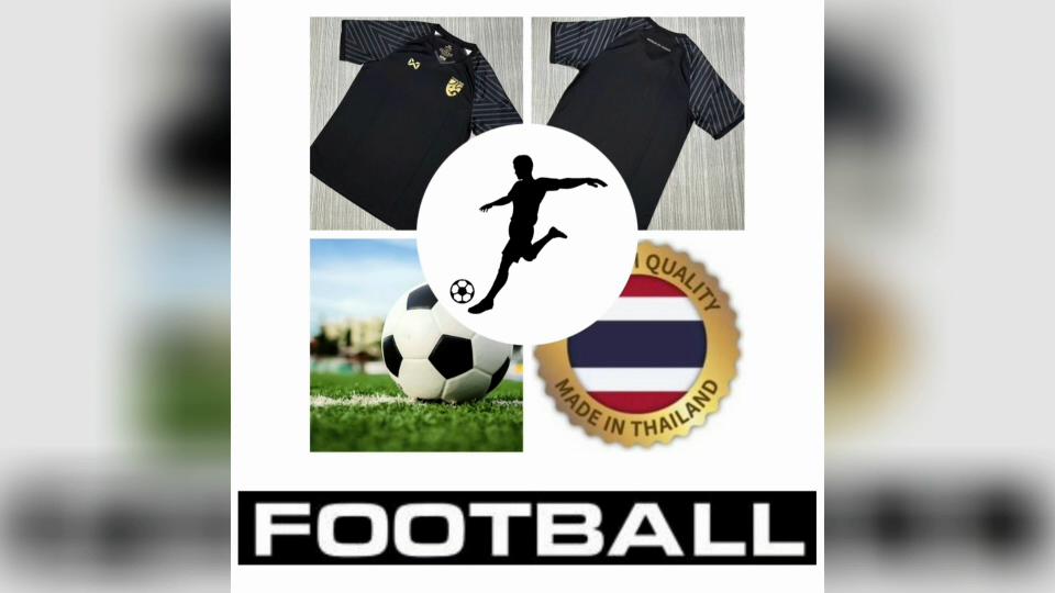 Thailand FOOTBALL SOCCER NATION TEAM JERSEY SHIRT HOME FAN Print V Neck Unisex Men Women Quick Dry Short Sleeve Uniform Elephant Logo Sport