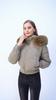 Stylish Winter Coat for Women, European/American Style, High-waist Design, Warm and Fashionable, with Large Faux Fur Collar.