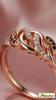 Kinel Black Cubic Zircon Women's Ring