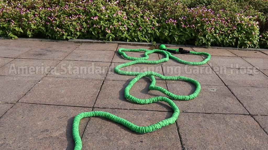 Tuinslang voor auto's, uitbreidbare flexibele waterslang met dubbele latexkern en autowassproeier met 3/4" fitting