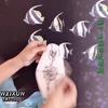 1 ks Sexy Black Flower Dočasné falešné tetovací samolepky pro ženy Dívky Falešná tetování DIY Water Transfer Tetování Body Art Makeup