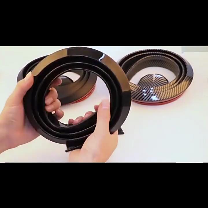 Koolstofvezel flares auto wielkast wenkbrauwen beschermen anti-kraskussen