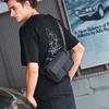 Men's Crossbody Bag Versatile Bag Lid Style Shoulder Bag Women's Casual Oxford Cloth Backpack