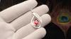 Pink Rubellite Gemstone 925 Sterling Silver Partywear Zircon Pendant 1.4" Women Jewelry For Gift CZP-16-9