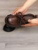 Johnature British Style Women's Platform Shoes Genuin Leather Casual Versatile Lace Up Commuting Shoes