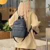 Solid Color Women's Multi-Function Backpack Large Capacity Commuter Travel Backpack