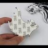 Adesivo per auto con emblema in metallo con testa di lupo sinistro / destro Decorazione per auto con distintivo totem con emblema del lupo 3D