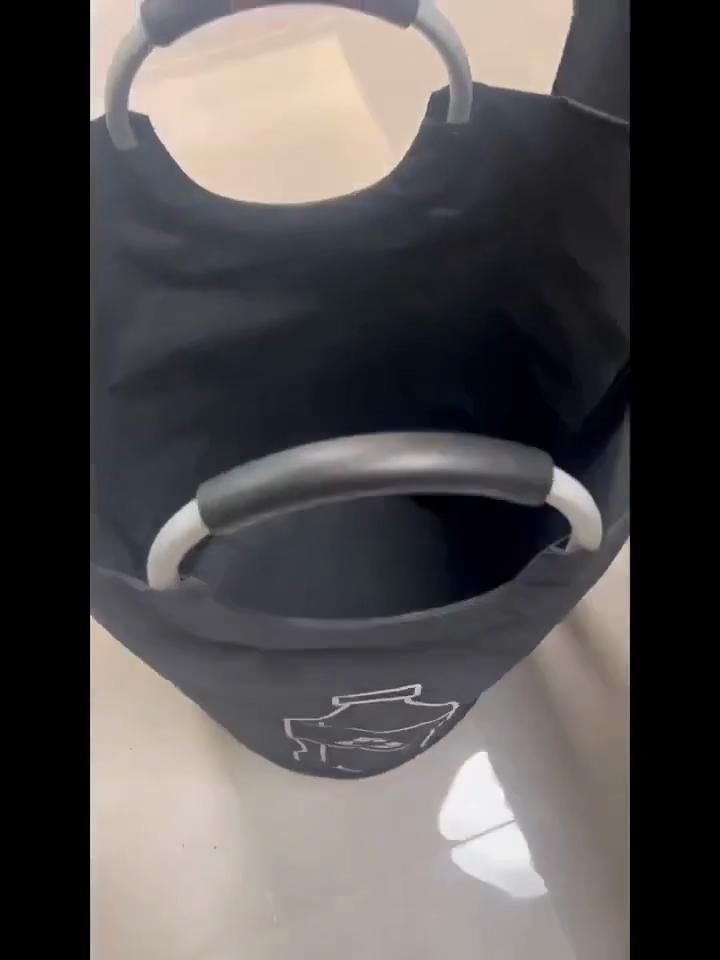 1/2/3Pcs 82L Folding Bottle Storage Basket, Kitchen Waste Bottle Recycling Bag with Soft Handles, Portable Wastewater Bottle Collector