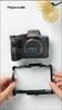 Klec na fotoaparát Sony A7m4 Kompaktní rig z hliníkové slitiny Pro profesionální filmování a vlogging