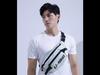 Li-Ning Waist Bag, Crossbody Bag, Fitness Phone Waist Pack, Large Capacity Chest Bag, Black