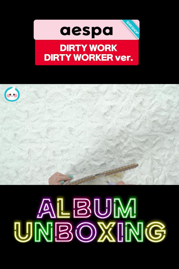 [Pre-order] Aespa - Single [Dirty Work] Dirty Worker Ver (Online Benefit)