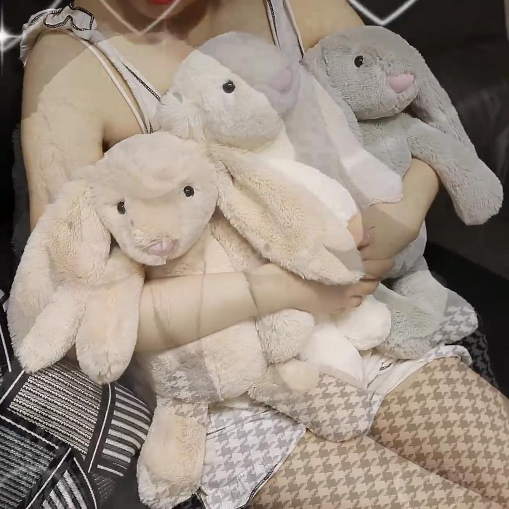 30/40cm Cute Plush Toy Stuffed Toy Rabbit Doll Babies Sleeping Companion Cute Plush Long Ear Rabbit Doll Children's Gift