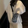 Women Outdoor Sports Crossbody Bag Men's Water Kettle Bag Multifunctional Denim Shoulder Bag