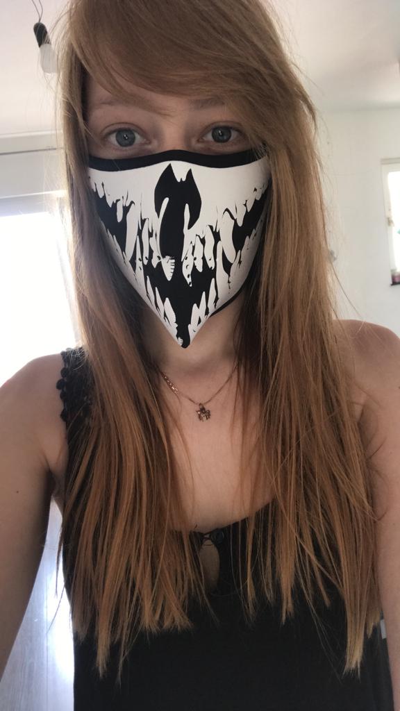 Neue Punk Skull Neopren Halbe Gesichtsmaske Ski Skate Snowboard 
