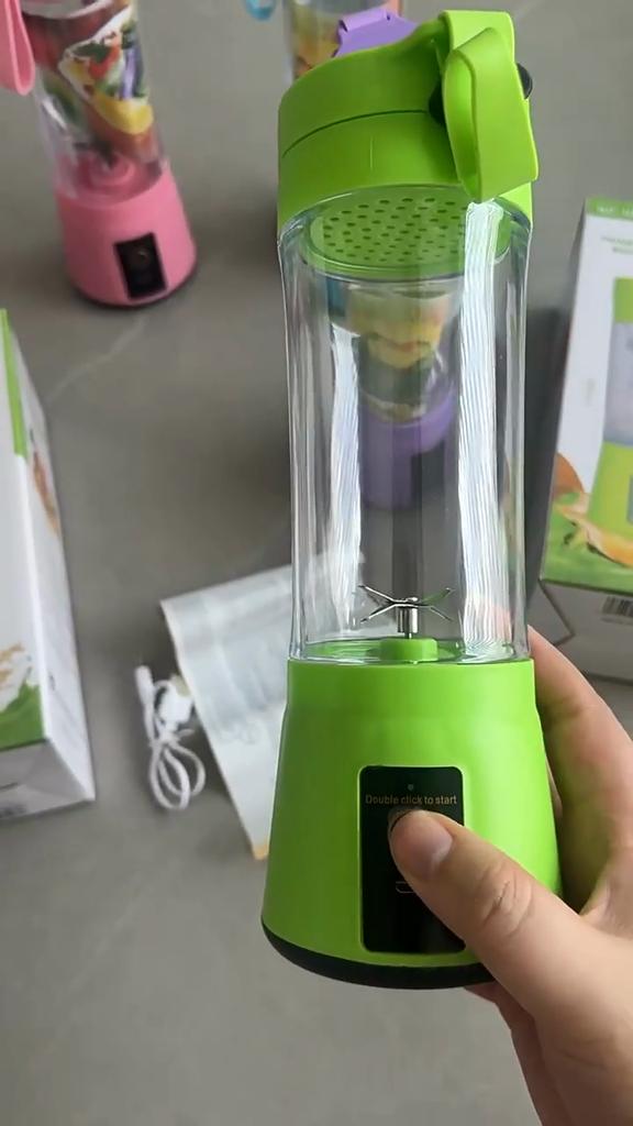 JOYBLISS Mini 380ML Portable Blender for Shakes and Smoothies Rechargeable USB Traveling Fruit Juicer Cup Hand Fruit Blender Juicing Cup