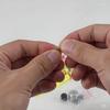 15Pcs Plastic Fishing Floats Set, Card Packed Vertical Bobbers for Fishing Accessories