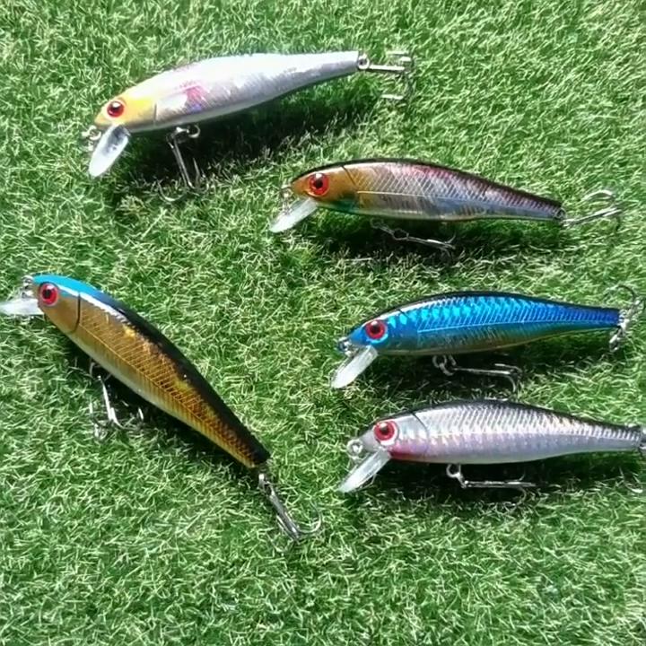New 3D Eyes Bionic Minnow Fishing Lures Baits Artificial Hard Bait Lure Biomimetic Bait Fishing Equipment 8.5cm 9.2g