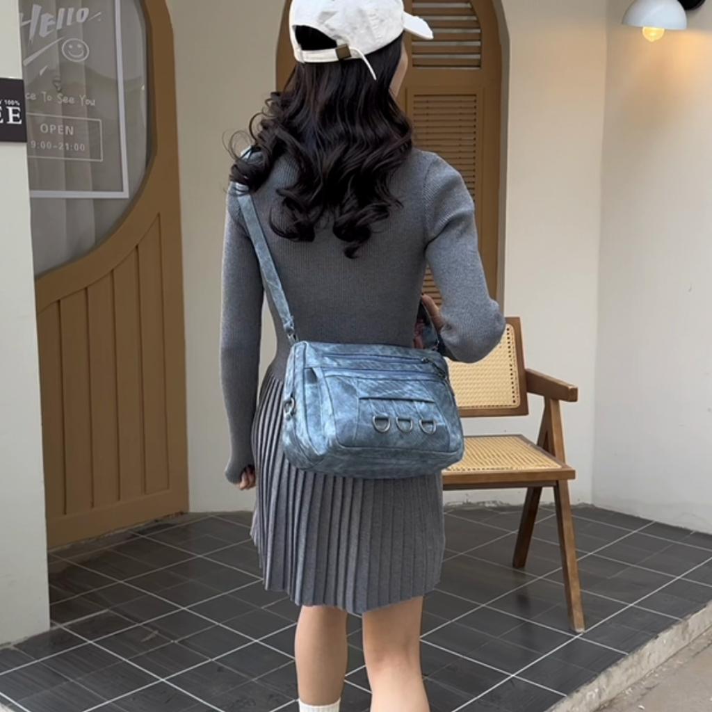 Women's Small Square Bag Mother Bag Shoulder Bag Lightweight Crossbody Bag