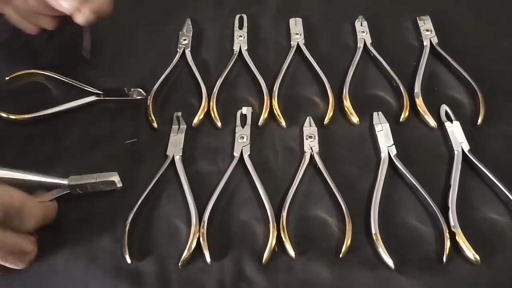 Dentální kleště na stříhání drátu Nerezová ocel Ortodontické kleště na distální konce Dentální chirurgický nástroj