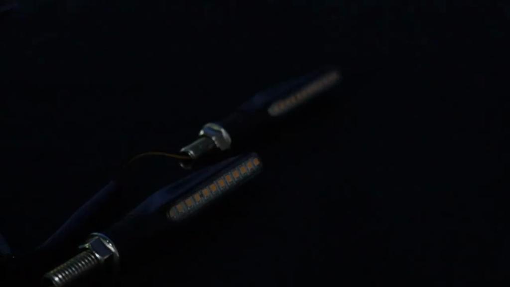 1 Pair Motorcycle Indicator Lights Flowing LED Turn Signal Lights Blinkers Brake Light Daytime Running Light Rear Front 12V for Motorbike Scooter