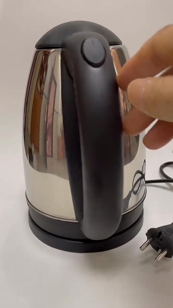 2.0L Stainless Steel Electric Kettle Silver Gray