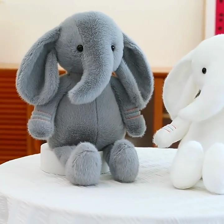 Elephant Sleep Companion Plush Doll For Children With Soft Fiber Filling