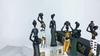 Women Negroes Vintage Ornaments Resin Crafts Home Office Decoration