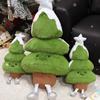 Weihnachtsbaum Plüschornament mit weichem Plüschstoff für Feiertagsparty-Requisiten und Fotozubehör
