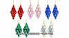 Geometric Crystal Drop Earrings For Women With Ab Finish Trendy Jewelry Gift