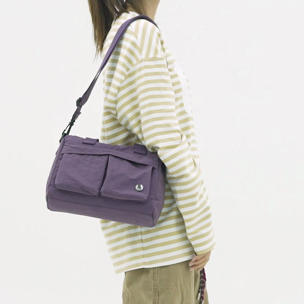 Damen Pendler Umhängetasche Unifarbene Crossbody Tasche