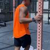 Men’s Summer Trendy Pullover Crew Neck Mesh Undershirt Sports Fitness Top Quick Dry Sleeveless Vest