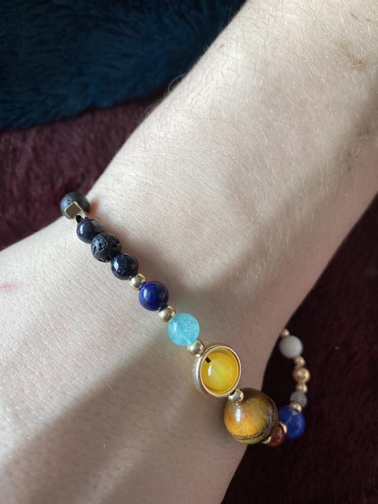 Pinksee Galaxy Solar System Bracelet Universe Nine Planets Star Natural Stone Beads Bracelets Bangles Pinksee Galaxy Solar System Bracelet Universe Nine Planets Star Natural Stone Beads Bracelets Bangles