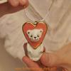 Animal Shape Pendant Necklace With Vintage Copper Material For Daily Casual Wear