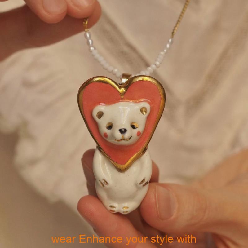 Animal Shape Pendant Necklace With Vintage Copper Material For Daily Casual Wear