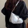 Women Minimalist Small Crossbody Bag With Chain And Storage For Casual Outings