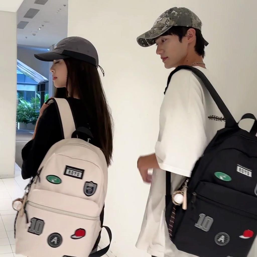 Print Student Schoolbag Unisex Lightweight Large Capacity Backpack