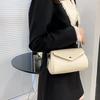 Leather Women'S Bag First Layer Cowhide Pillow Bag Spring Fashion Shoulder Messenger Bag