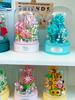 Mini Potted Plant Particle Eternal Flower Home Decoration DIY Toy Building Block Set Gift Women