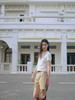 Semir Women's Summer Short Pleated Slim Fit Polo Shirt 2026 Cool Shoulder Top
