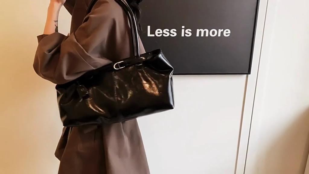 Yogodlns Oil PU Leather Hobo Handbag Slouchy Shoulder Bag Retro Top-Handle Bag Large Work Bags for Women Gilrls Tote Work Shopping Travel