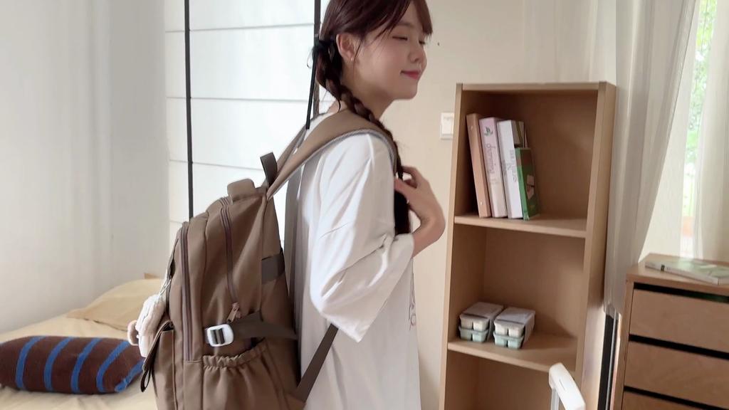 Large Capacity Women's Backpack Campus Student Schoolbag