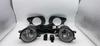 1 set Fog Lights Headlight For Toyota Yaris Hatchback Vitz 2006 2007 2008 2009 2010 Cover Grill Bezel Front Bumper Fog Light