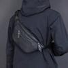 Leather Waist Bag for Men Casual Crossbody Fanny Pack with Adjustable Belt