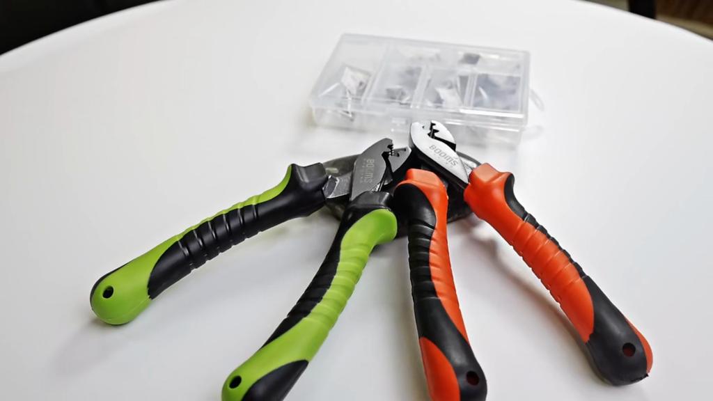 Fishing Crimping Pliers with Single/Double Copper Crimp Sleeves Fishing Line Pipe Crimp Connector Tackle Tools for Pesca Accessories