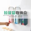 Porta sacchetti di plastica da cucina, organizer da parete per sacchetti della spazzatura, contenitore per sacchetti della spazzatura da bagno, distributore di accessori da cucina