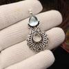 Sky Blue Topaz Gemstone 925 Sterling Silver Jewelry Women Oxidize Pendant 1.8" For Mother's Day Gift CP-45-9