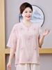 Plus Size 3XL-8XL Casual Blouses for Women Tops Loose Vintage Oversize Half Sleeve Shirt Summer Clothes